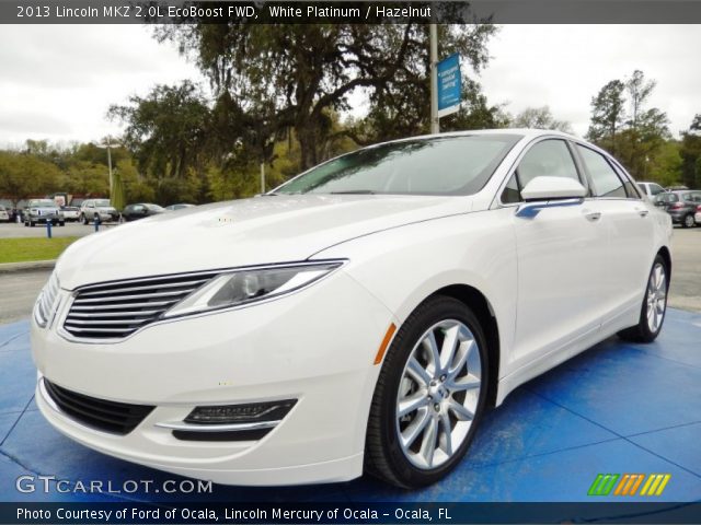 2013 Lincoln MKZ 2.0L EcoBoost FWD in White Platinum