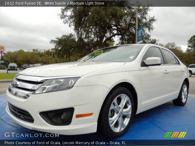 2012 Ford Fusion SE in White Suede