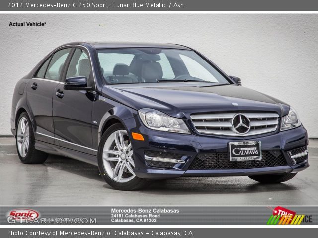 2012 Mercedes-Benz C 250 Sport in Lunar Blue Metallic