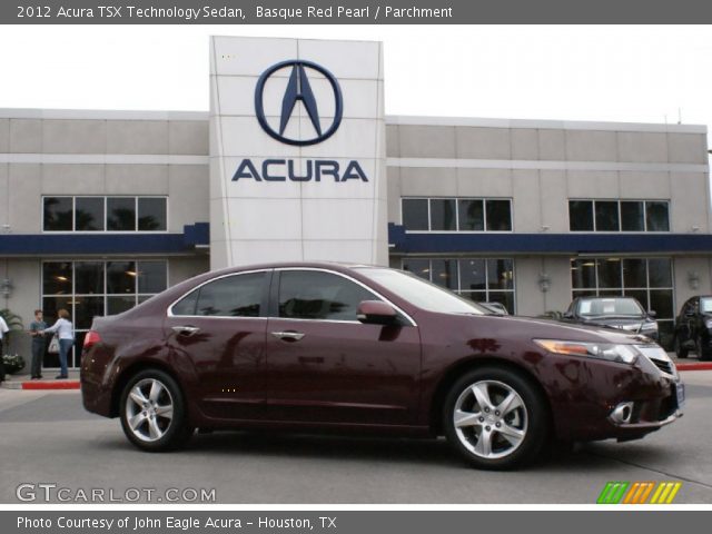 2012 Acura TSX Technology Sedan in Basque Red Pearl