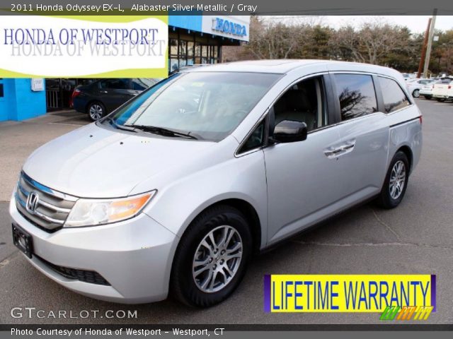 2011 Honda Odyssey EX-L in Alabaster Silver Metallic