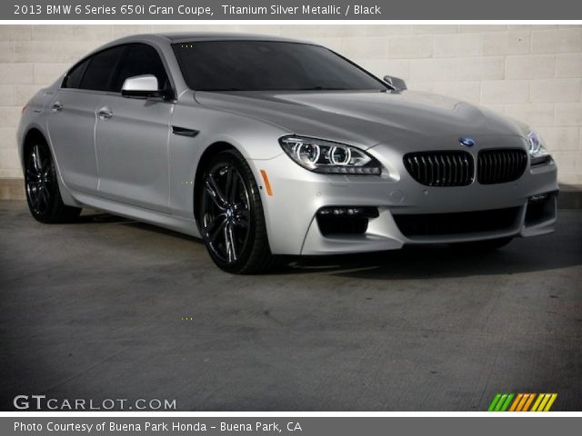 2013 BMW 6 Series 650i Gran Coupe in Titanium Silver Metallic
