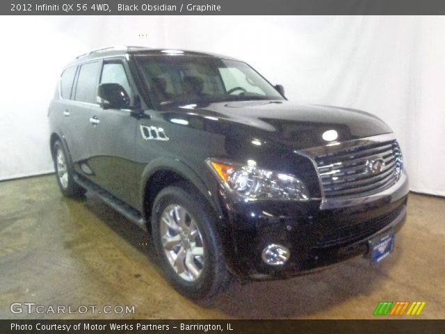 2012 Infiniti QX 56 4WD in Black Obsidian