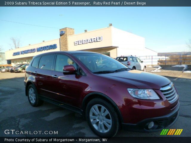 2009 Subaru Tribeca Special Edition 5 Passenger in Ruby Red Pearl