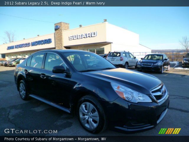 2012 Subaru Legacy 2.5i in Deep Indigo Pearl