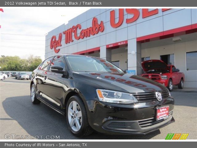 2012 Volkswagen Jetta TDI Sedan in Black