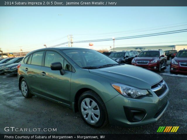 2014 Subaru Impreza 2.0i 5 Door in Jasmine Green Metallic