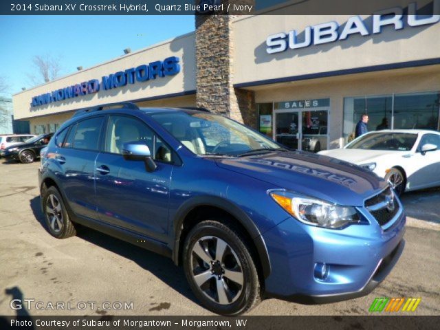 2014 Subaru XV Crosstrek Hybrid in Quartz Blue Pearl