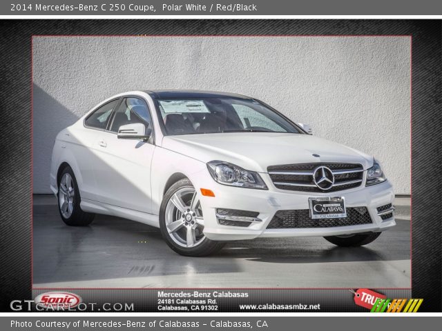 2014 Mercedes-Benz C 250 Coupe in Polar White