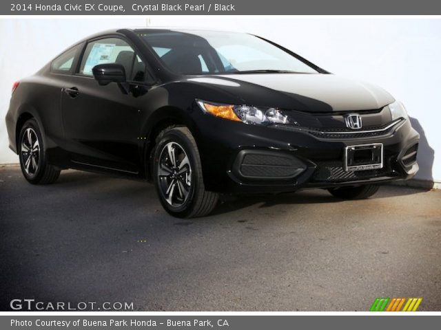 2014 Honda Civic EX Coupe in Crystal Black Pearl