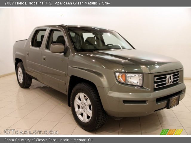 2007 Honda Ridgeline RTS in Aberdeen Green Metallic