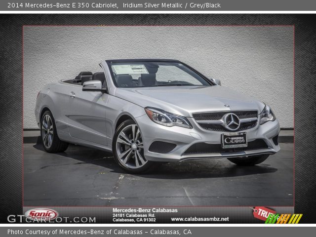 2014 Mercedes-Benz E 350 Cabriolet in Iridium Silver Metallic