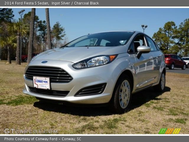 2014 Ford Fiesta S Sedan in Ingot Silver