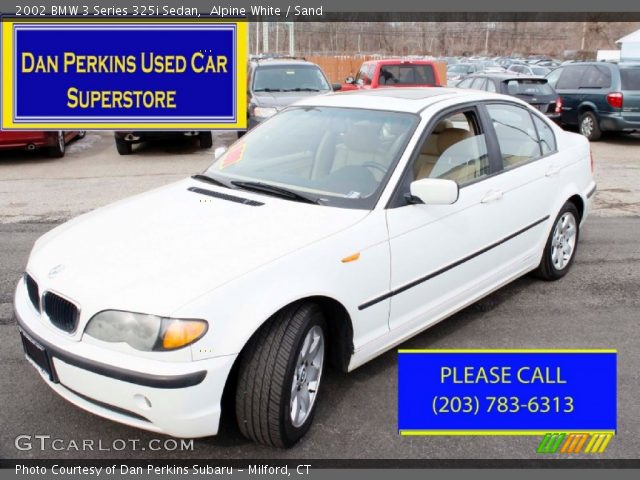 2002 BMW 3 Series 325i Sedan in Alpine White