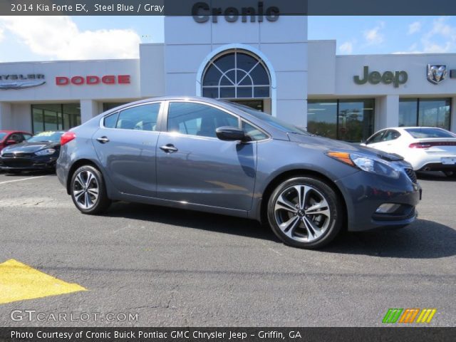 2014 Kia Forte EX in Steel Blue