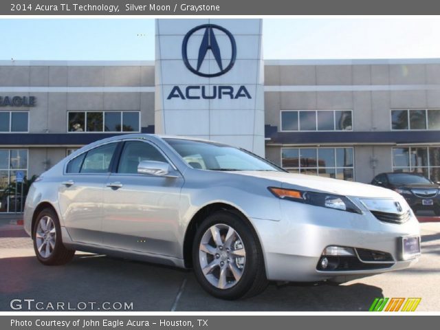 2014 Acura TL Technology in Silver Moon