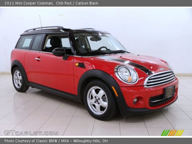 2011 Mini Cooper Clubman in Chili Red