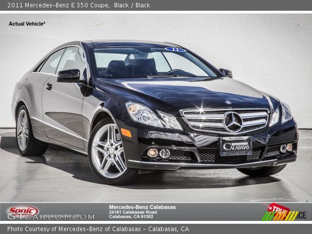 2011 Mercedes-Benz E 350 Coupe in Black