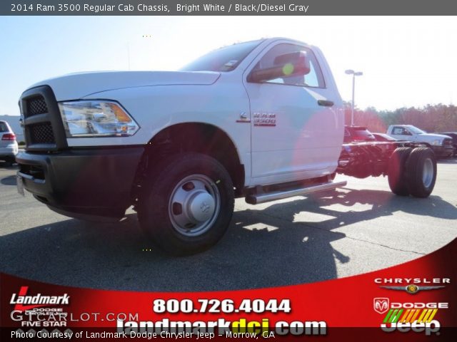 2014 Ram 3500 Regular Cab Chassis in Bright White
