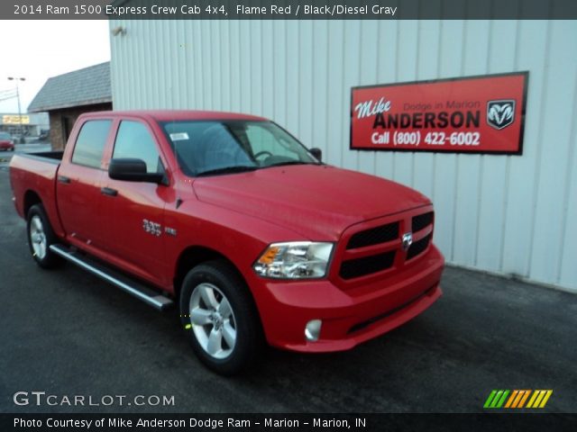 2014 Ram 1500 Express Crew Cab 4x4 in Flame Red