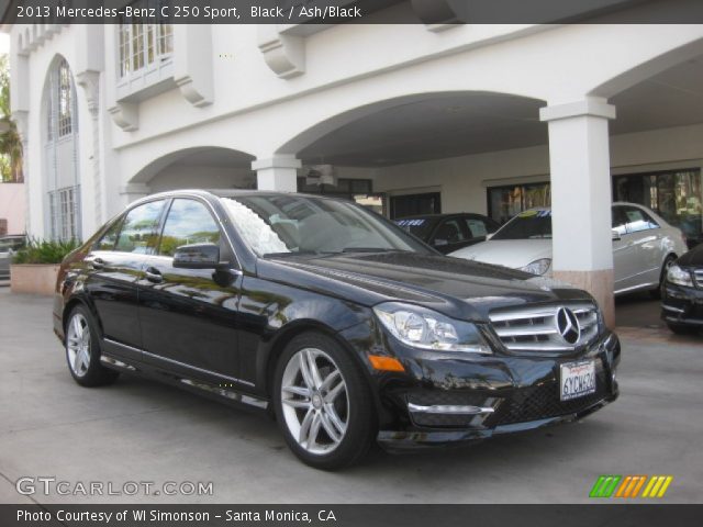 2013 Mercedes-Benz C 250 Sport in Black