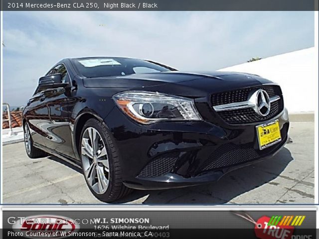 2014 Mercedes-Benz CLA 250 in Night Black