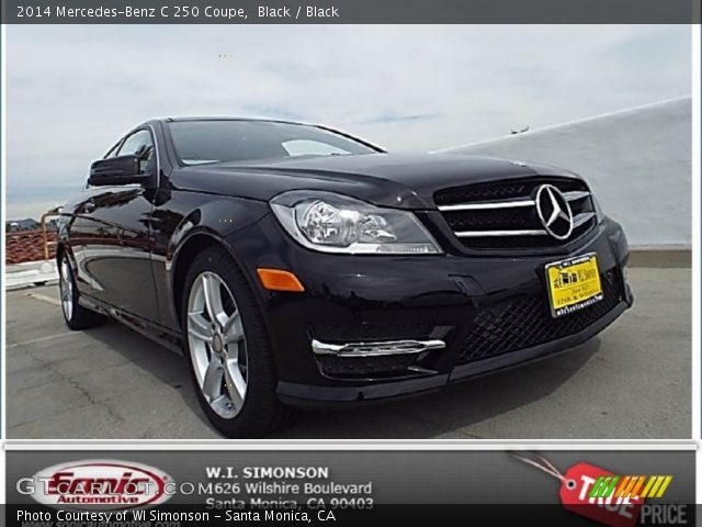 2014 Mercedes-Benz C 250 Coupe in Black