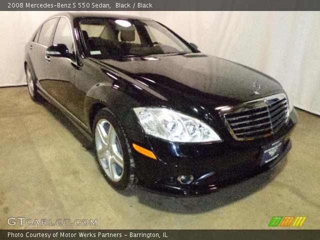 2008 Mercedes-Benz S 550 Sedan in Black