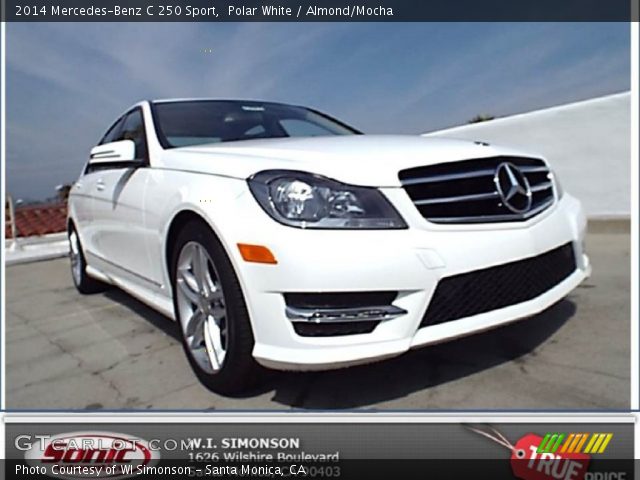 2014 Mercedes-Benz C 250 Sport in Polar White