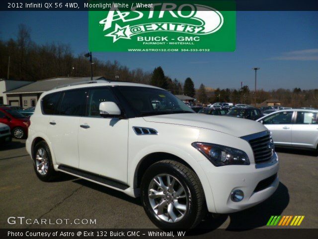 2012 Infiniti QX 56 4WD in Moonlight White