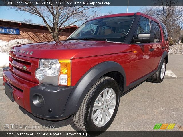 2008 Land Rover LR3 V8 SE in Rimini Red Metallic