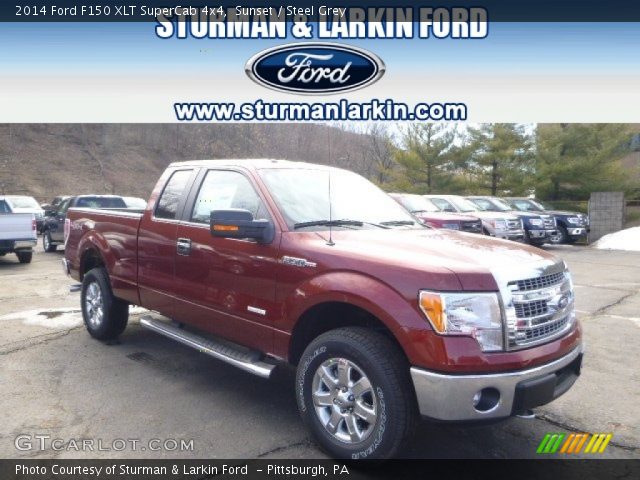2014 Ford F150 XLT SuperCab 4x4 in Sunset