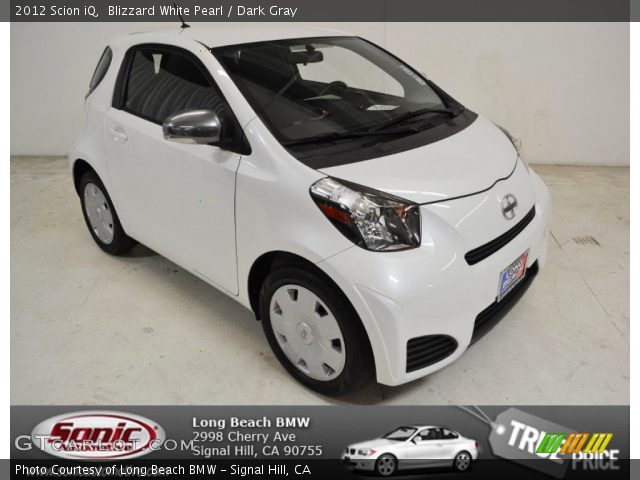 2012 Scion iQ  in Blizzard White Pearl