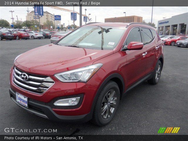 2014 Hyundai Santa Fe Sport FWD in Serrano Red