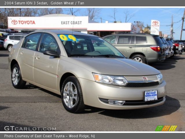 2004 Saturn ION 3 Sedan in Golden Wheat