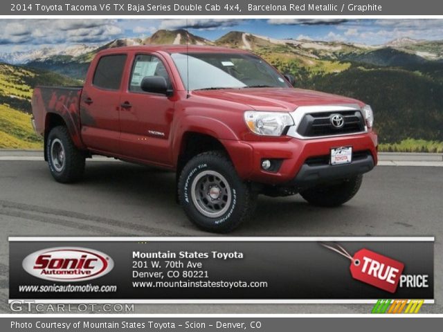 2014 Toyota Tacoma V6 TX Baja Series Double Cab 4x4 in Barcelona Red Metallic