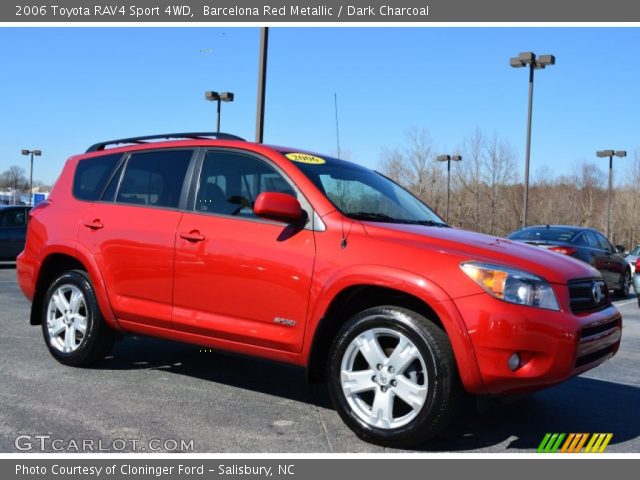 2006 Toyota RAV4 Sport 4WD in Barcelona Red Metallic