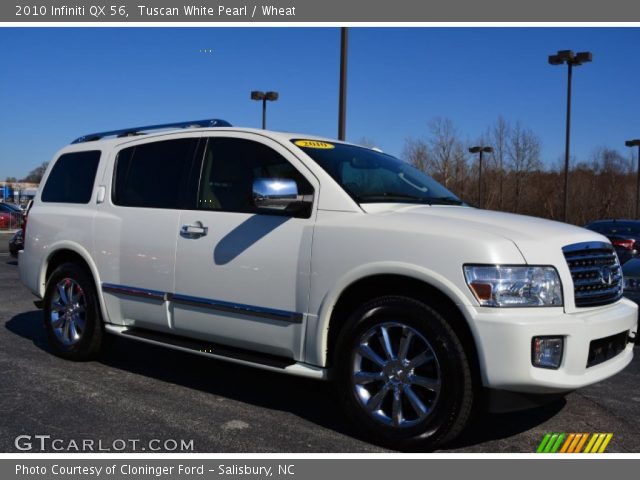 2010 Infiniti QX 56 in Tuscan White Pearl