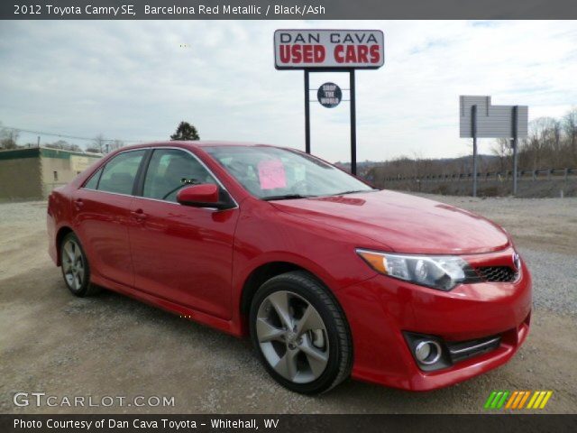 2012 Toyota Camry SE in Barcelona Red Metallic