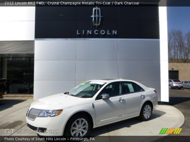 2012 Lincoln MKZ FWD in Crystal Champagne Metallic Tri-Coat