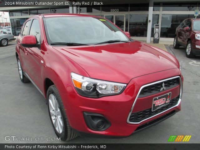 2014 Mitsubishi Outlander Sport ES in Rally Red