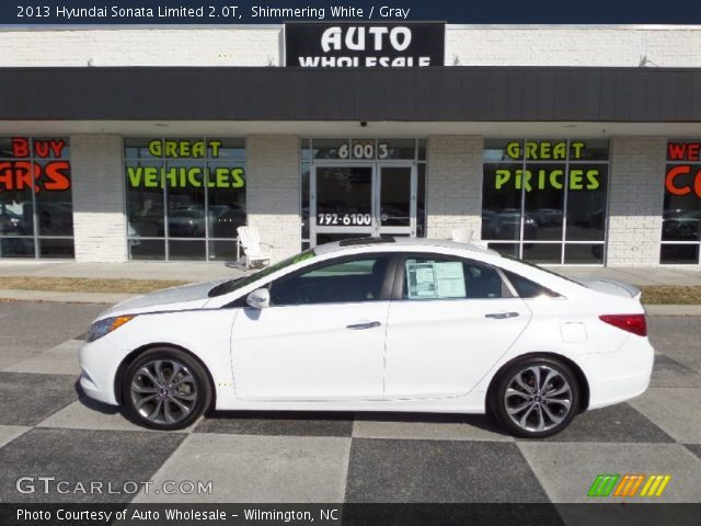 2013 Hyundai Sonata Limited 2.0T in Shimmering White