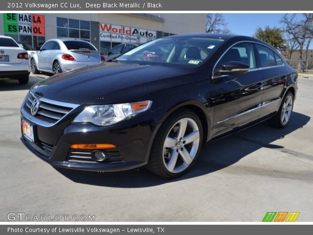 2012 Volkswagen CC Lux in Deep Black Metallic