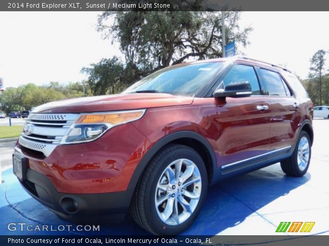 2014 Ford Explorer XLT in Sunset