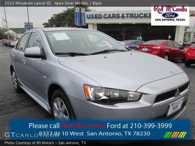 2013 Mitsubishi Lancer ES in Apex Silver Metallic