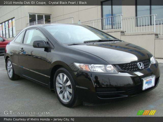 2010 Honda Civic EX Coupe in Crystal Black Pearl