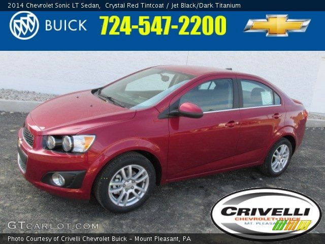 2014 Chevrolet Sonic LT Sedan in Crystal Red Tintcoat