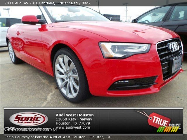 2014 Audi A5 2.0T Cabriolet in Brilliant Red