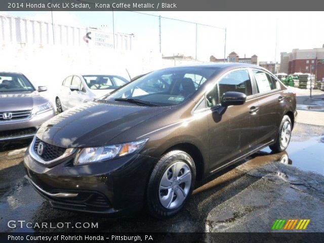 2014 Honda Civic LX Sedan in Kona Coffee Metallic