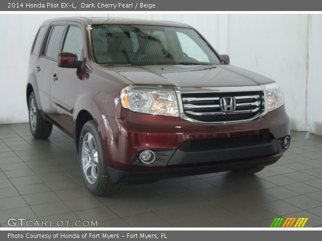 2014 Honda Pilot EX-L in Dark Cherry Pearl